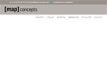 Tablet Screenshot of map-concepts.com